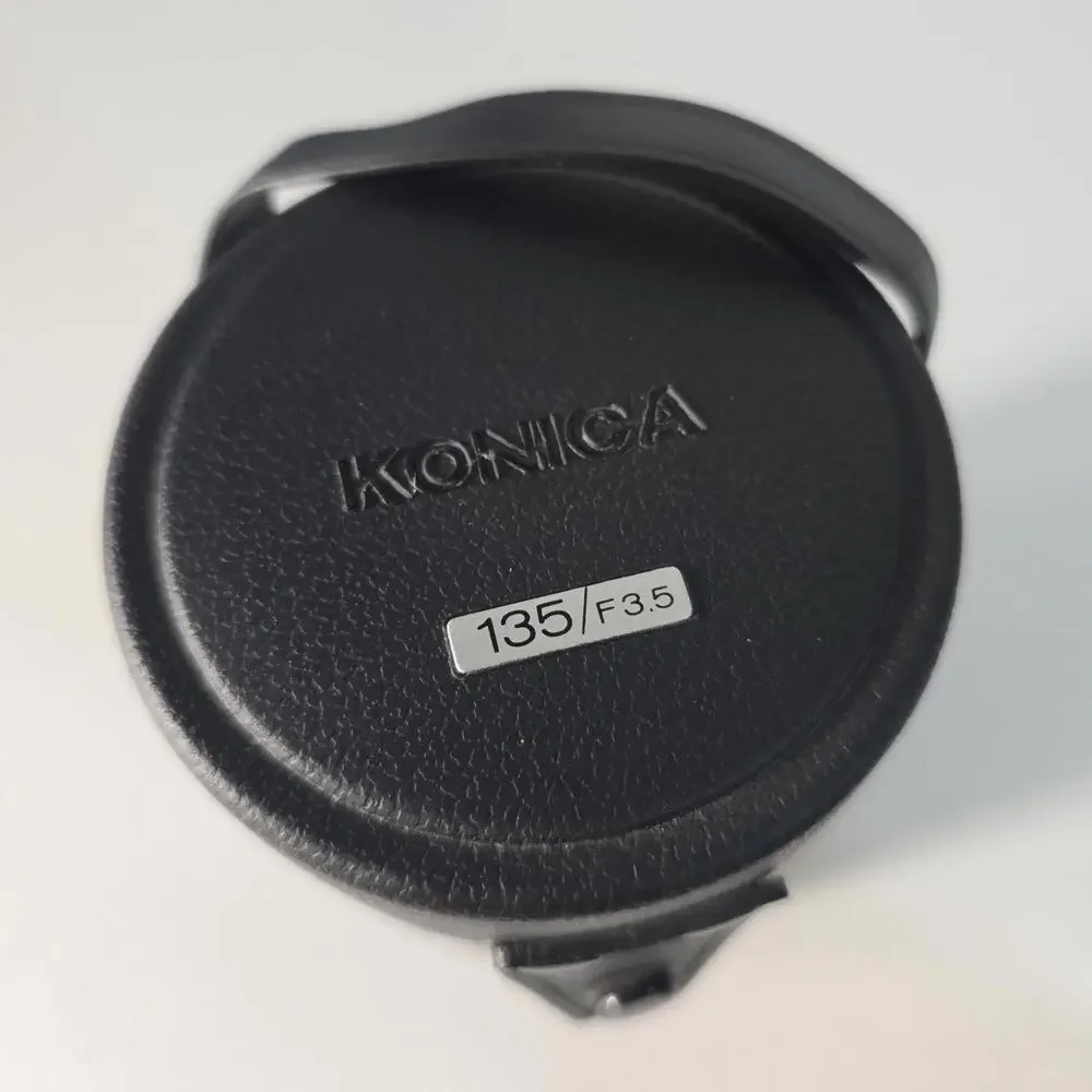 Konica Hexar AR 135mm F3.5 Camera Lens With Case